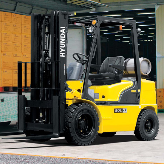 Pneumatic forklift rentals, propane, gas