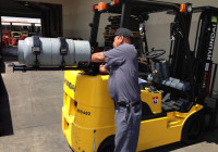 Changing propane tank