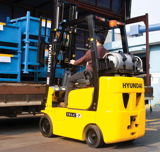 Cushion Forklifts, Propane Rental Forklifts